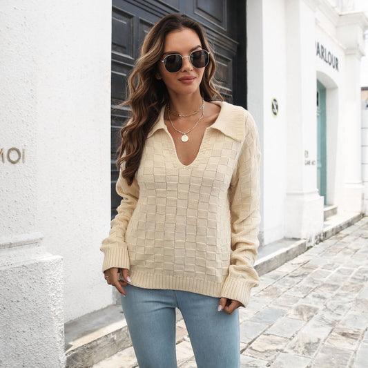 Sweater Women Loose Autumn Winter Long Sleeve Knitwear Sweater
